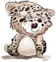 a stuffed animal sitting on top of a white surface.jpg